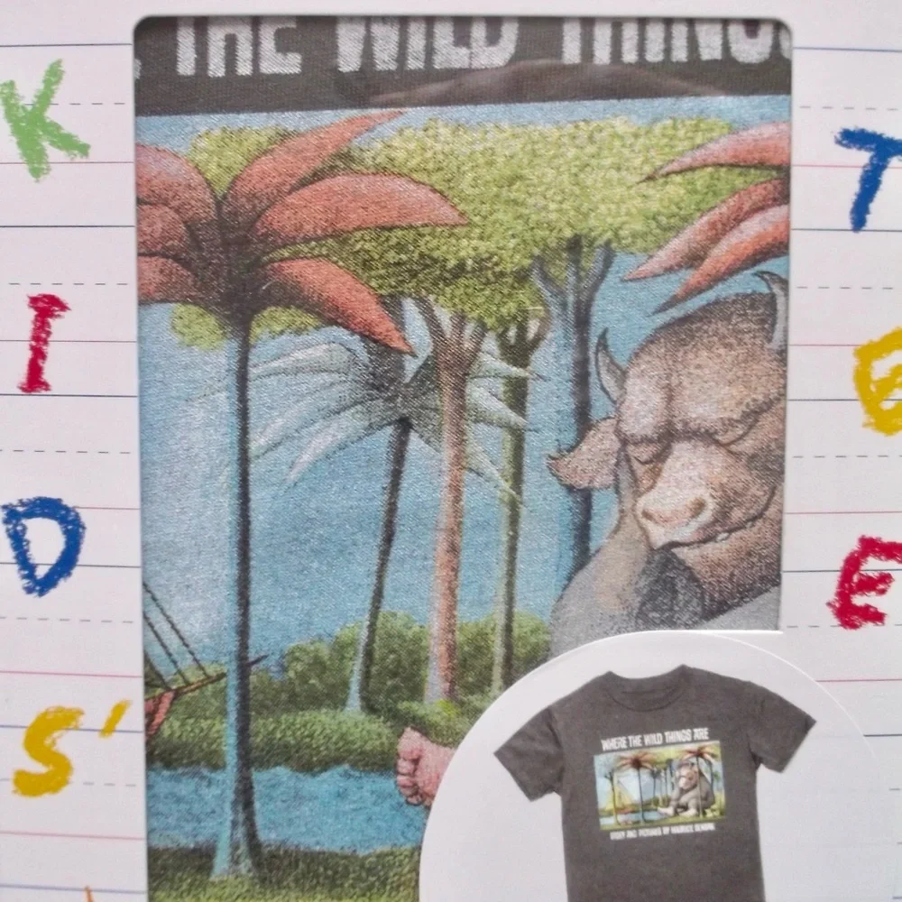Out of Print Wild Things Blue Kids' Tee